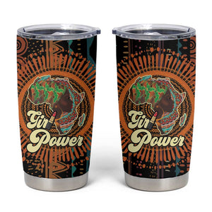 Happy International Women's Day Tumbler Cup Black Girl Power