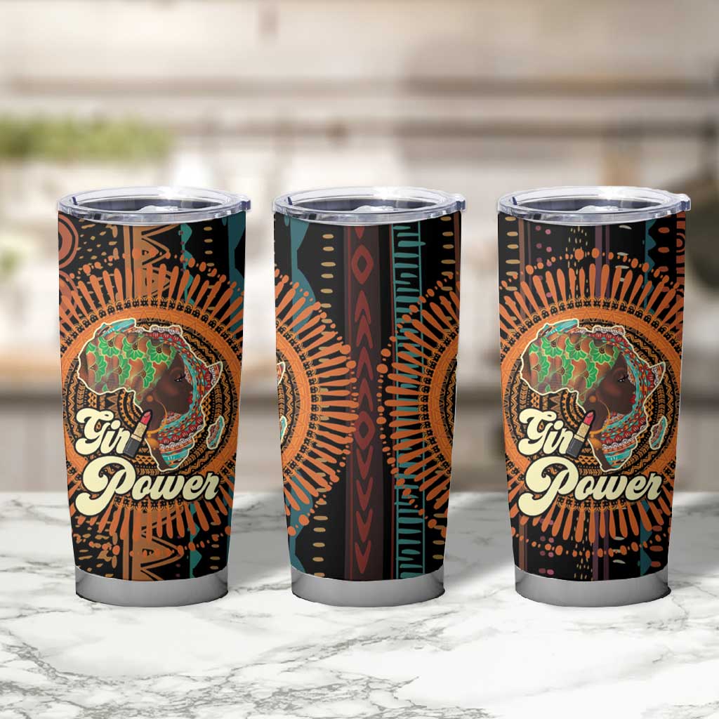 Happy International Women's Day Tumbler Cup Black Girl Power