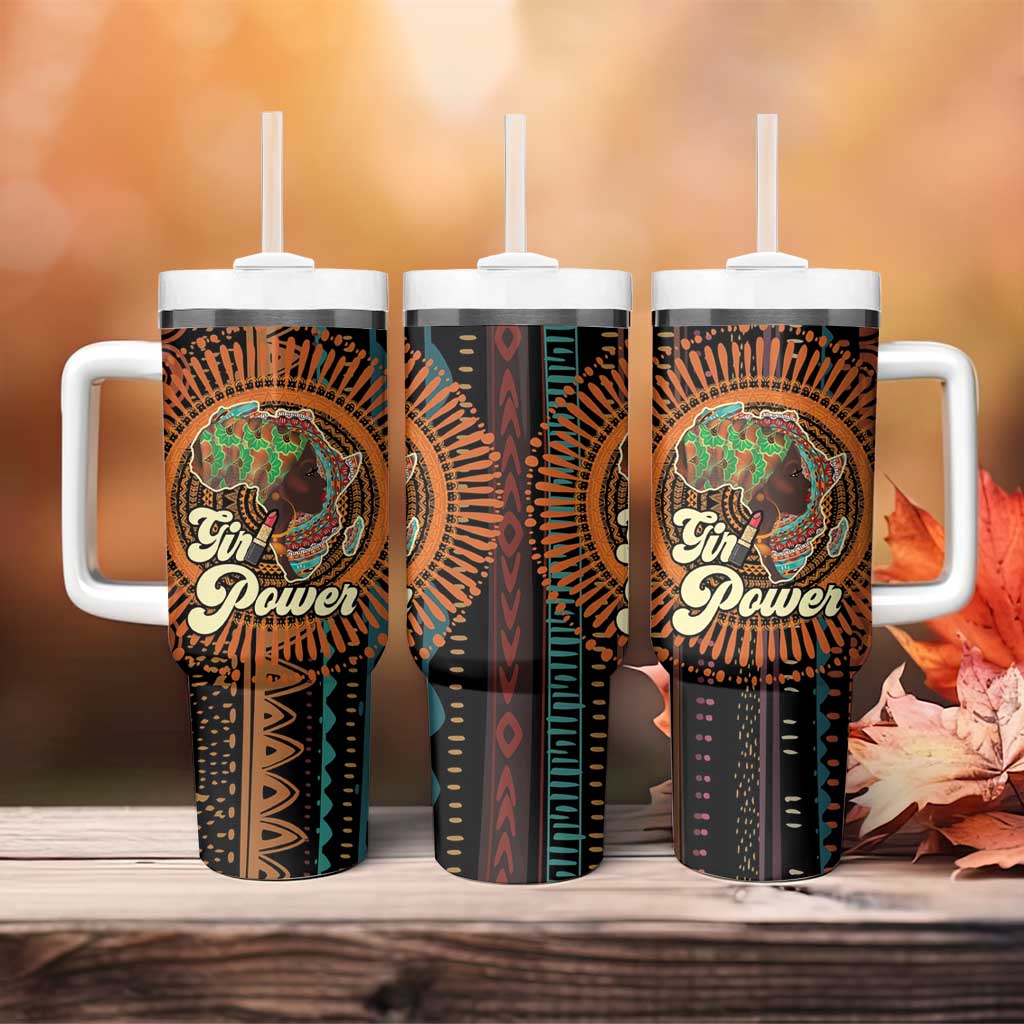 Happy International Women's Day Tumbler With Handle Black Girl Power