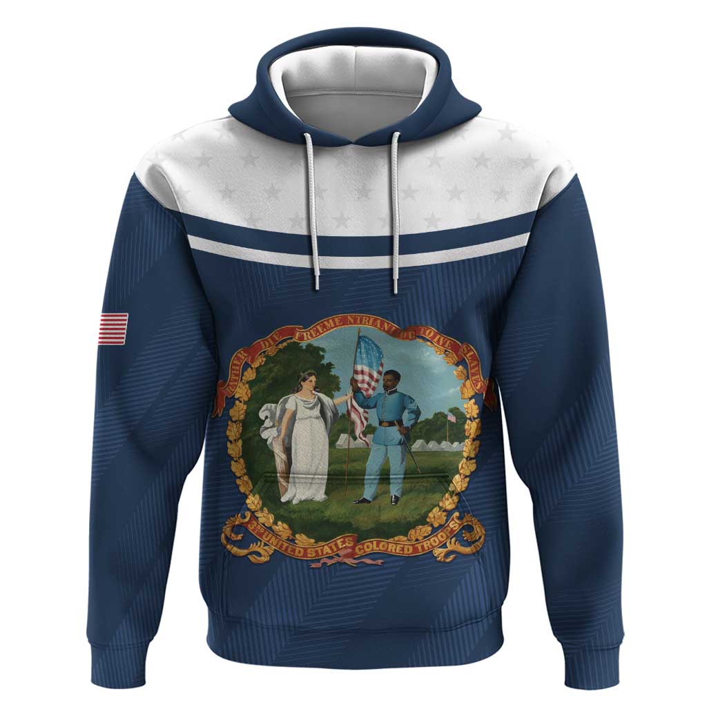 Personalized 3rd United States Colored Troops Hoodie E Pluribus Unum - African Pride