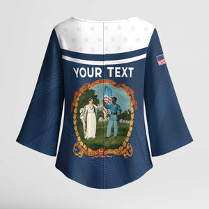 Personalized 3rd United States Colored Troops Kimono Sleeve Blouse E Pluribus Unum - African Pride