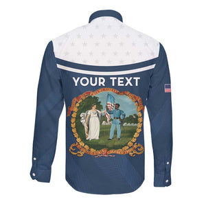 Personalized 3rd United States Colored Troops Long Sleeve Button Shirt E Pluribus Unum - African Pride