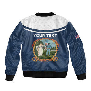 Personalized 3rd United States Colored Troops Sleeve Zip Bomber Jacket E Pluribus Unum - African Pride