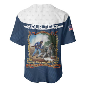 Personalized 22nd United States Colored Troops Baseball Jersey E Pluribus Unum - African Pride