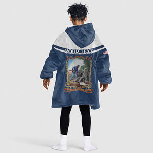 Personalized 22nd United States Colored Troops Kid Wearable Blanket Hoodie E Pluribus Unum - African Pride