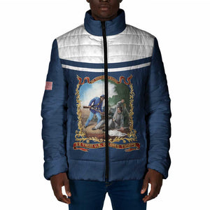 Personalized 22nd United States Colored Troops Padded Jacket E Pluribus Unum - African Pride