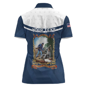 Personalized 22nd United States Colored Troops Women Polo Shirt E Pluribus Unum - African Pride