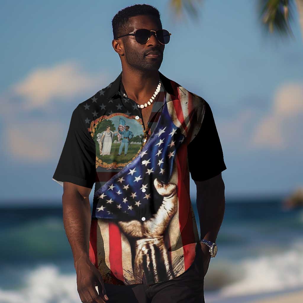 3rd United States Colored Troops Hawaiian Shirt Flag of Freedom - African Pride