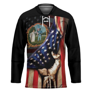 3rd United States Colored Troops Hockey Jersey Flag of Freedom - African Pride