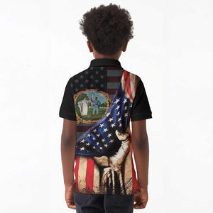 3rd United States Colored Troops Kid Polo Shirt Flag of Freedom - African Pride