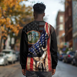 3rd United States Colored Troops Long Sleeve Shirt Flag of Freedom - African Pride