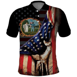 3rd United States Colored Troops Polo Shirt Flag of Freedom - African Pride