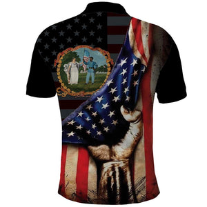 3rd United States Colored Troops Polo Shirt Flag of Freedom - African Pride