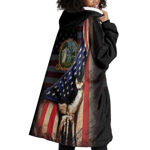 3rd United States Colored Troops Wearable Blanket Hoodie Flag of Freedom - African Pride