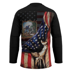 22nd United States Colored Troops Hockey Jersey Flag of Freedom - African Pride