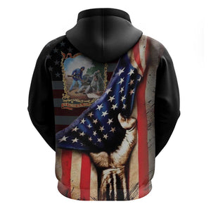 22nd United States Colored Troops Hoodie Flag of Freedom - African Pride