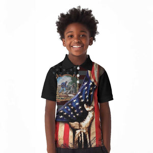 22nd United States Colored Troops Kid Polo Shirt Flag of Freedom - African Pride