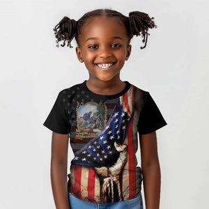 22nd United States Colored Troops Kid T shirt Flag of Freedom - African Pride