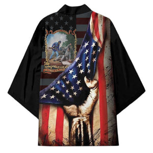 22nd United States Colored Troops Kimono Flag of Freedom - African Pride