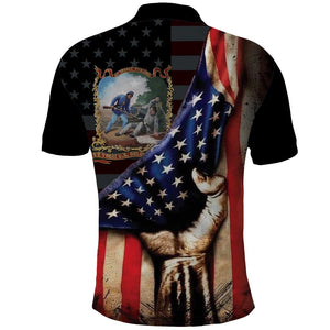 22nd United States Colored Troops Polo Shirt Flag of Freedom - African Pride