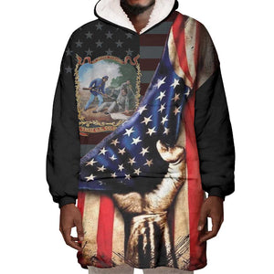 22nd United States Colored Troops Wearable Blanket Hoodie Flag of Freedom - African Pride