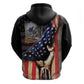 22nd United States Colored Troops Zip Hoodie Flag of Freedom - African Pride