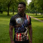 22nd United States Colored Troops Zipper Polo Shirt Flag of Freedom - African Pride