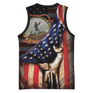 24th Regiment USCT Basketball Jersey Flag of Freedom - African Pride