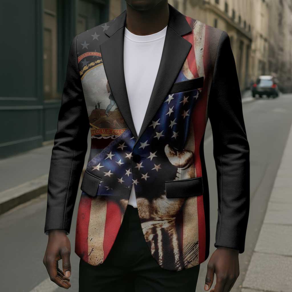 24th Regiment USCT Blazer Flag of Freedom - African Pride