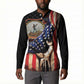 24th Regiment USCT Button Sweatshirt Flag of Freedom