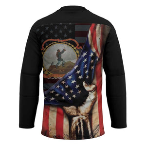 24th Regiment USCT Hockey Jersey Flag of Freedom - African Pride