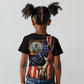 24th Regiment USCT Kid T shirt Flag of Freedom - African Pride