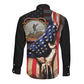 24th Regiment USCT Long Sleeve Button Shirt Flag of Freedom - African Pride