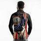 24th Regiment USCT Long Sleeve Polo Shirt Flag of Freedom - African Pride