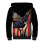 24th Regiment USCT Sherpa Hoodie Flag of Freedom - African Pride