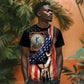 24th Regiment USCT T shirt Flag of Freedom - African Pride