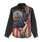 24th Regiment USCT Women Casual Shirt Flag of Freedom - African Pride