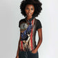 24th Regiment USCT Women Polo Shirt Flag of Freedom - African Pride