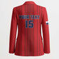 Custom Panama Football 2026 Blazer La Marea Roja Rising