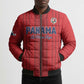Custom Panama Football 2026 Bomber Puffer Jacket La Marea Roja Rising