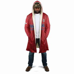 Custom Panama Football 2026 Cloak La Marea Roja Rising