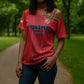Custom Panama Football 2026 Cross Shoulder Shirt La Marea Roja Rising