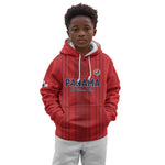 Custom Panama Football 2026 Kid Hoodie La Marea Roja Rising