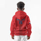 Custom Panama Football 2026 Kid Hoodie La Marea Roja Rising