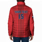 Custom Panama Football 2026 Padded Jacket La Marea Roja Rising
