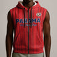 Custom Panama Football 2026 Sleeveless Zip Hoodie La Marea Roja Rising