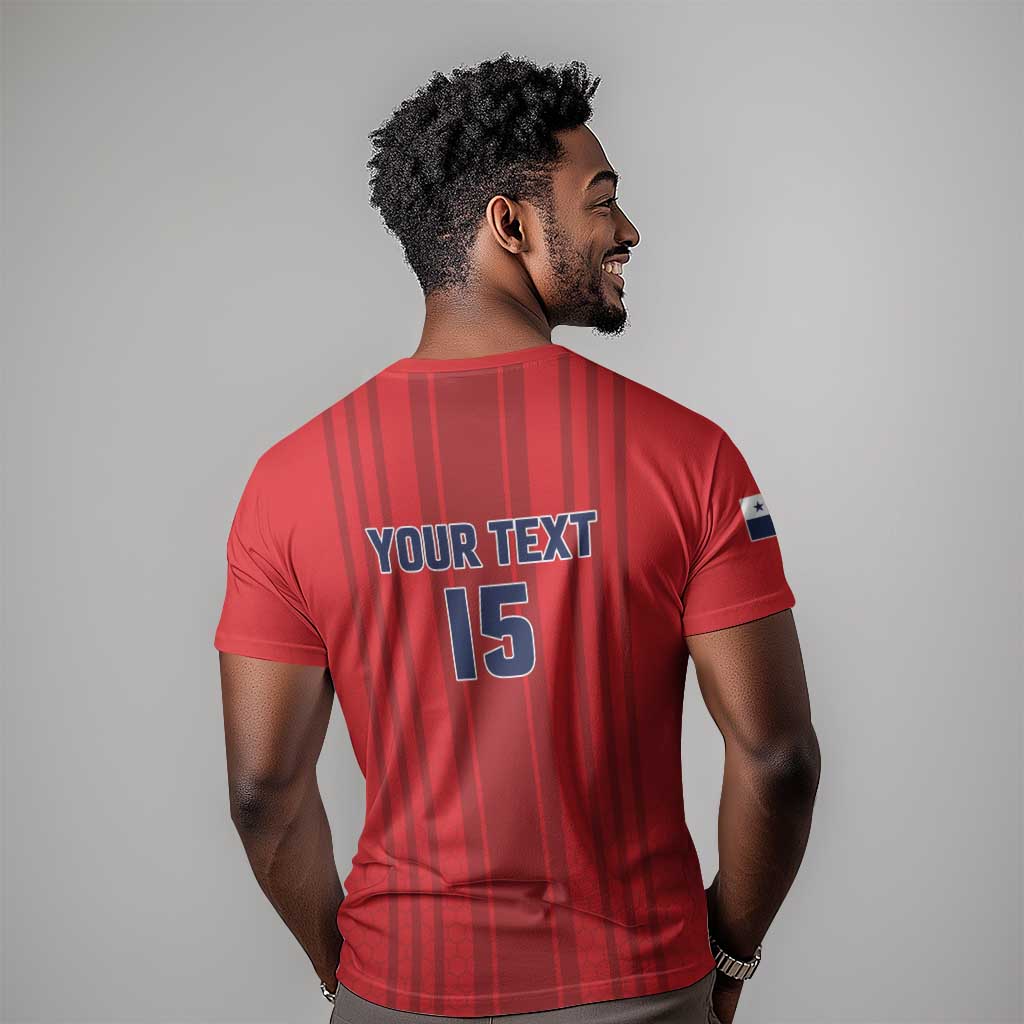 Custom Panama Football 2026 T shirt La Marea Roja Rising