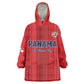 Custom Panama Football 2026 Wearable Blanket Hoodie La Marea Roja Rising