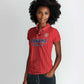 Custom Panama Football 2026 Women Polo Shirt La Marea Roja Rising