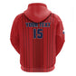 Custom Panama Football 2026 Zip Hoodie La Marea Roja Rising